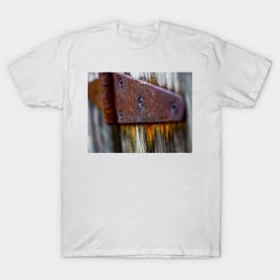 Rusted Barn Door Hinge T-Shirt